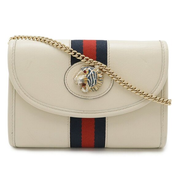 GUCCI Red Leather Shoulder Bag - Picture 1 of 9